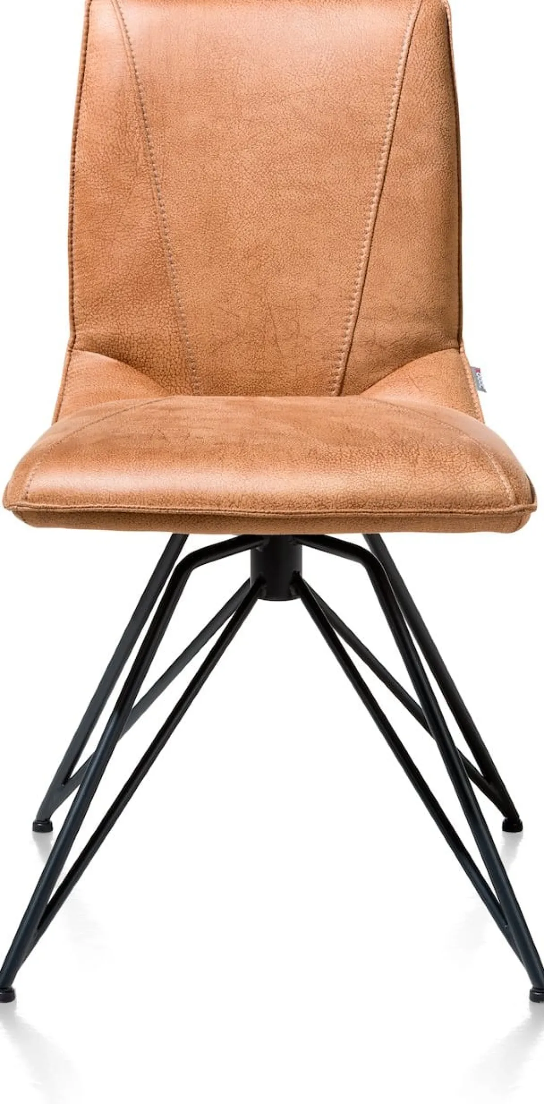 XOOON Design eetkamerstoel "MAC" - Cognac -^ Eetkamerstoelen