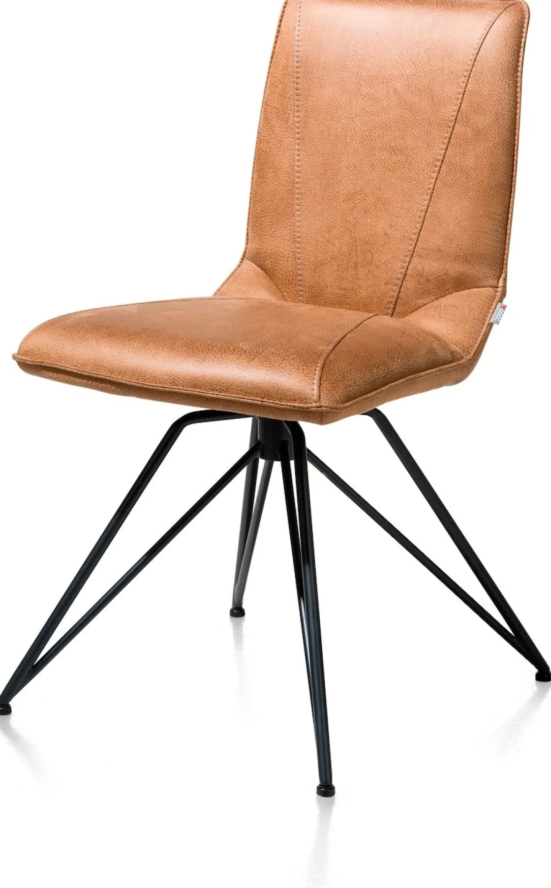 XOOON Design eetkamerstoel "MAC" - Cognac -^ Eetkamerstoelen