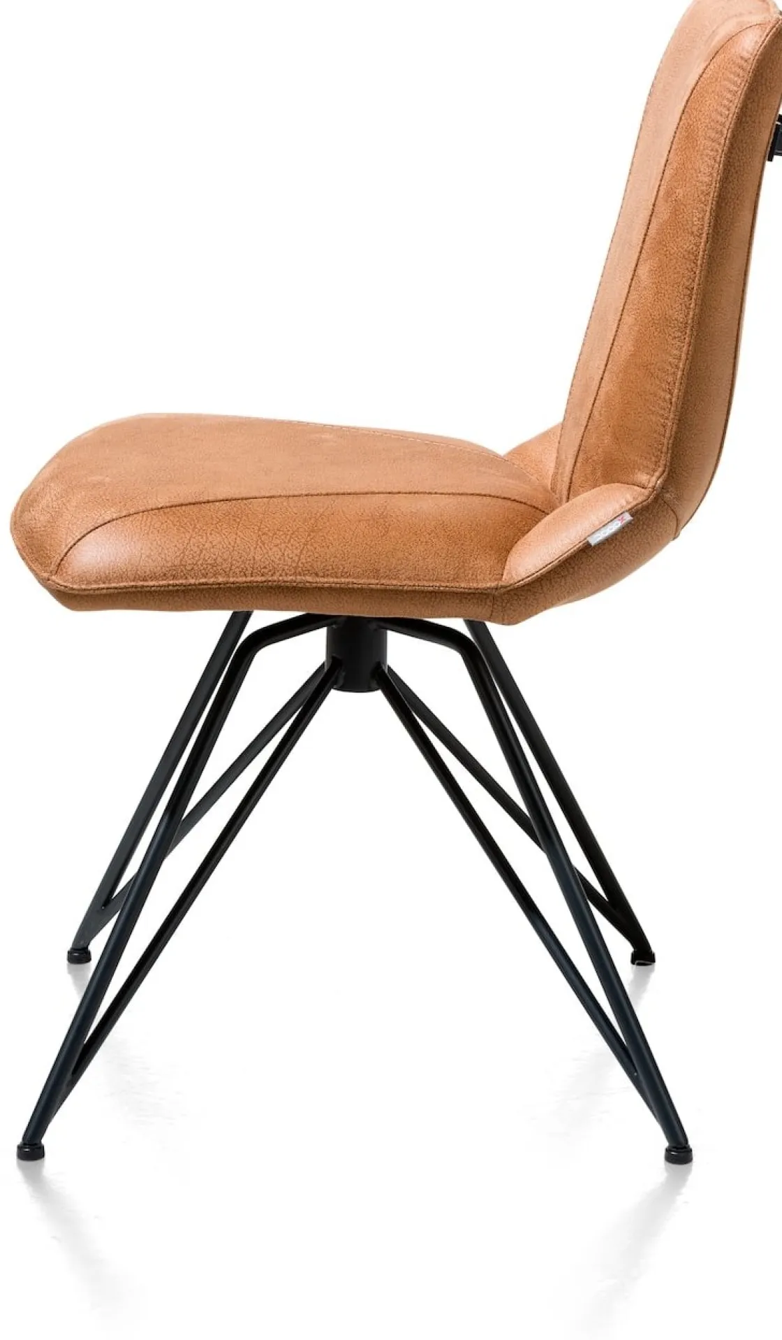 XOOON Design eetkamerstoel "MAC" - Cognac -^ Eetkamerstoelen