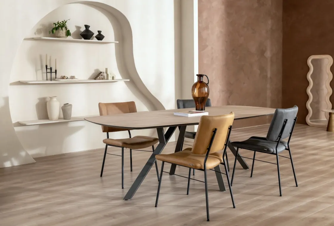 XOOON Design eetkamerstoel "TATUM" - : Betaalbaar design^ Eetkamerstoelen