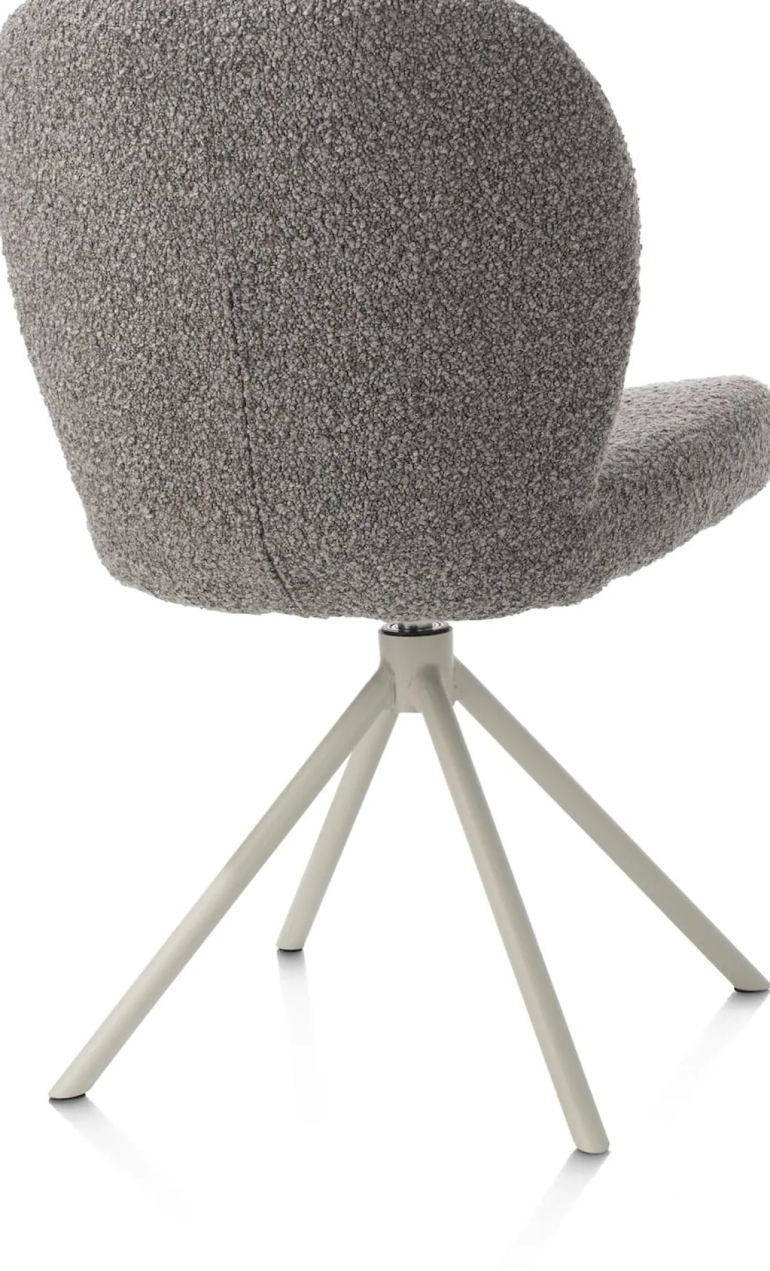 XOOON Eetkamerstoel Jaxon (draaibaar) in de kleur Lever -^ Eetkamerstoelen