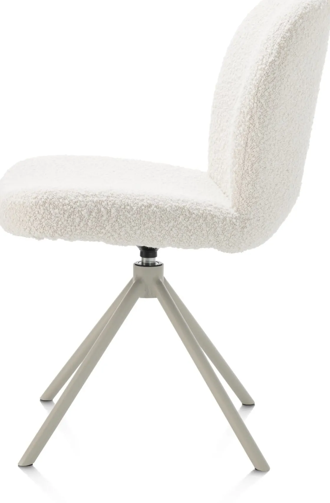 XOOON Eetkamerstoel Jaxon (draaibaar) in de kleur Ivoor -^ Eetkamerstoelen