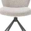 XOOON Eetkamerstoel Jaxon (draaibaar) in de kleur Kiezel -^ Eetkamerstoelen