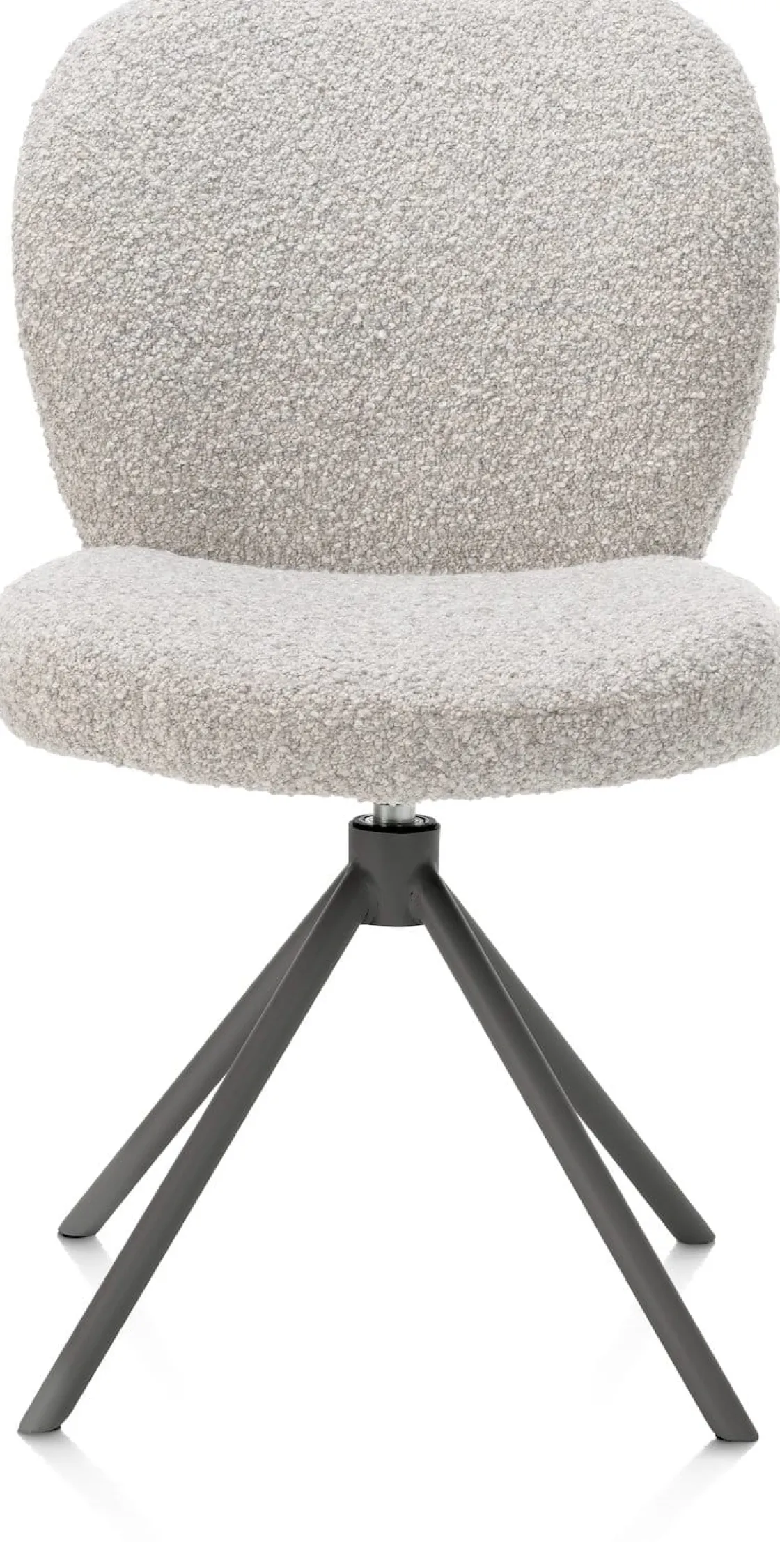 XOOON Eetkamerstoel Jaxon (draaibaar) in de kleur Kiezel -^ Eetkamerstoelen