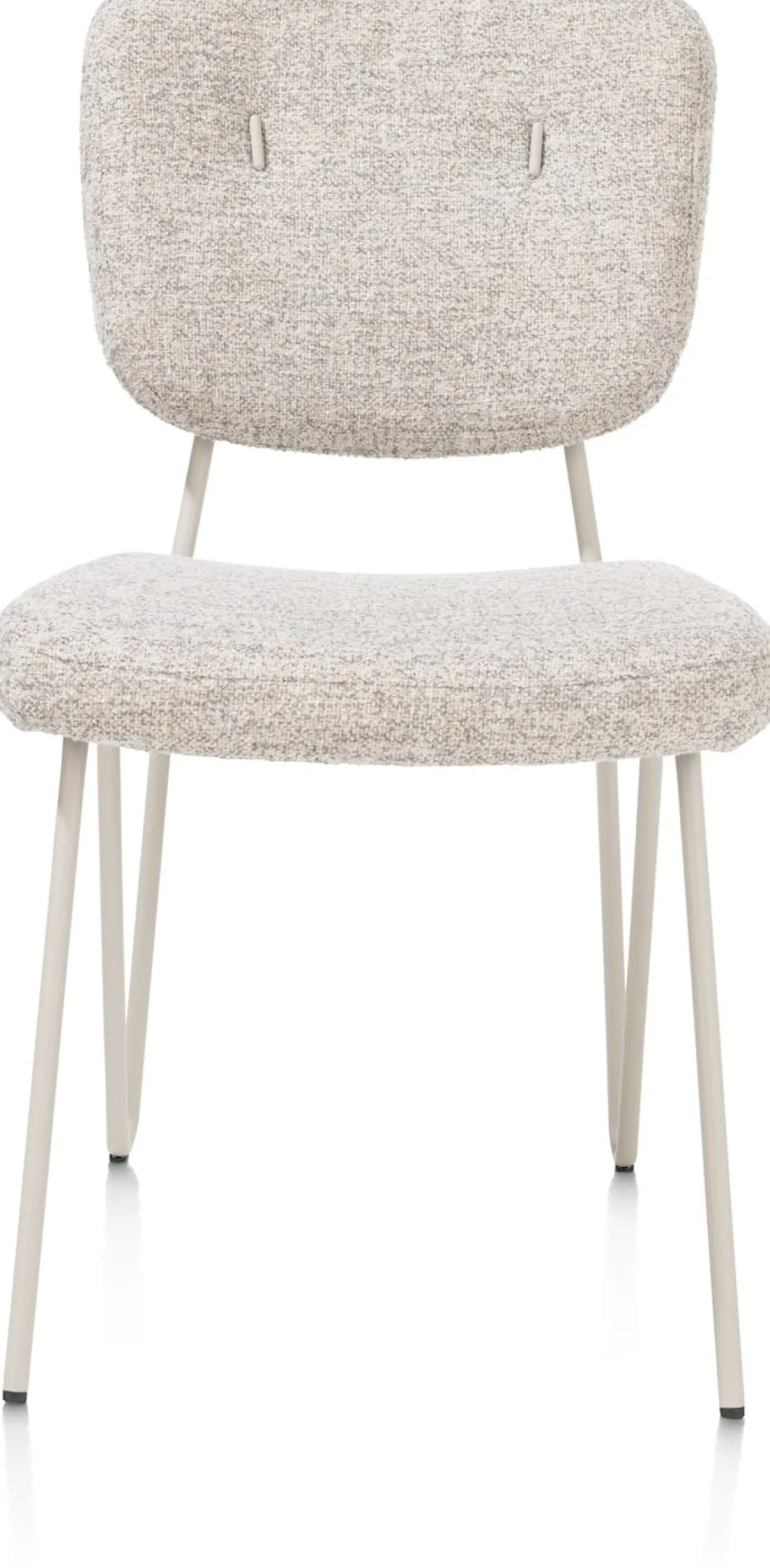 XOOON Eetkamerstoel June met frame in de kleur Groen -^ Eetkamerstoelen