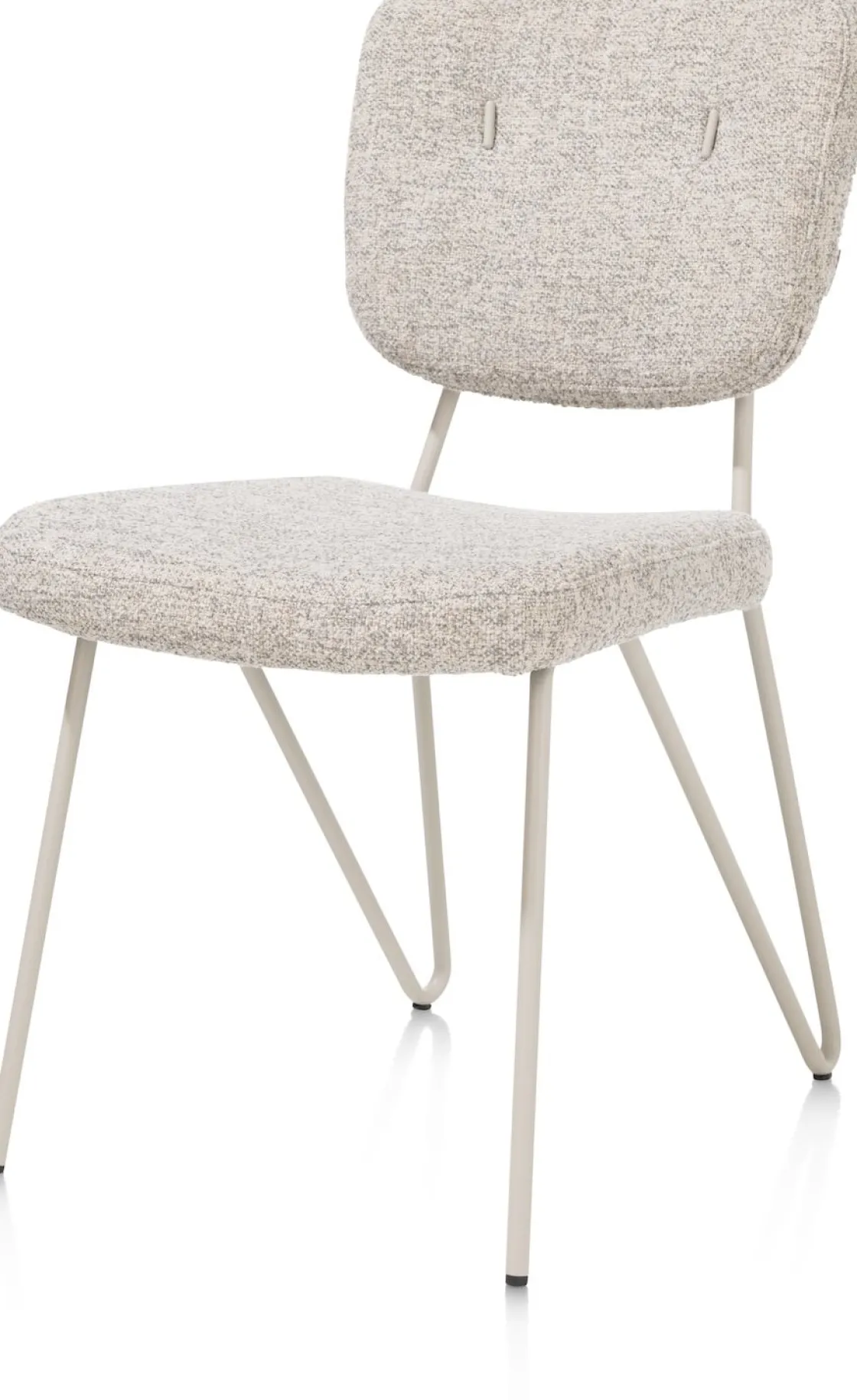 XOOON Eetkamerstoel June met frame in de kleur Groen -^ Eetkamerstoelen