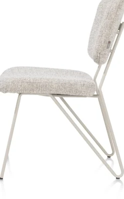 XOOON Eetkamerstoel June met frame in de kleur Groen -^ Eetkamerstoelen