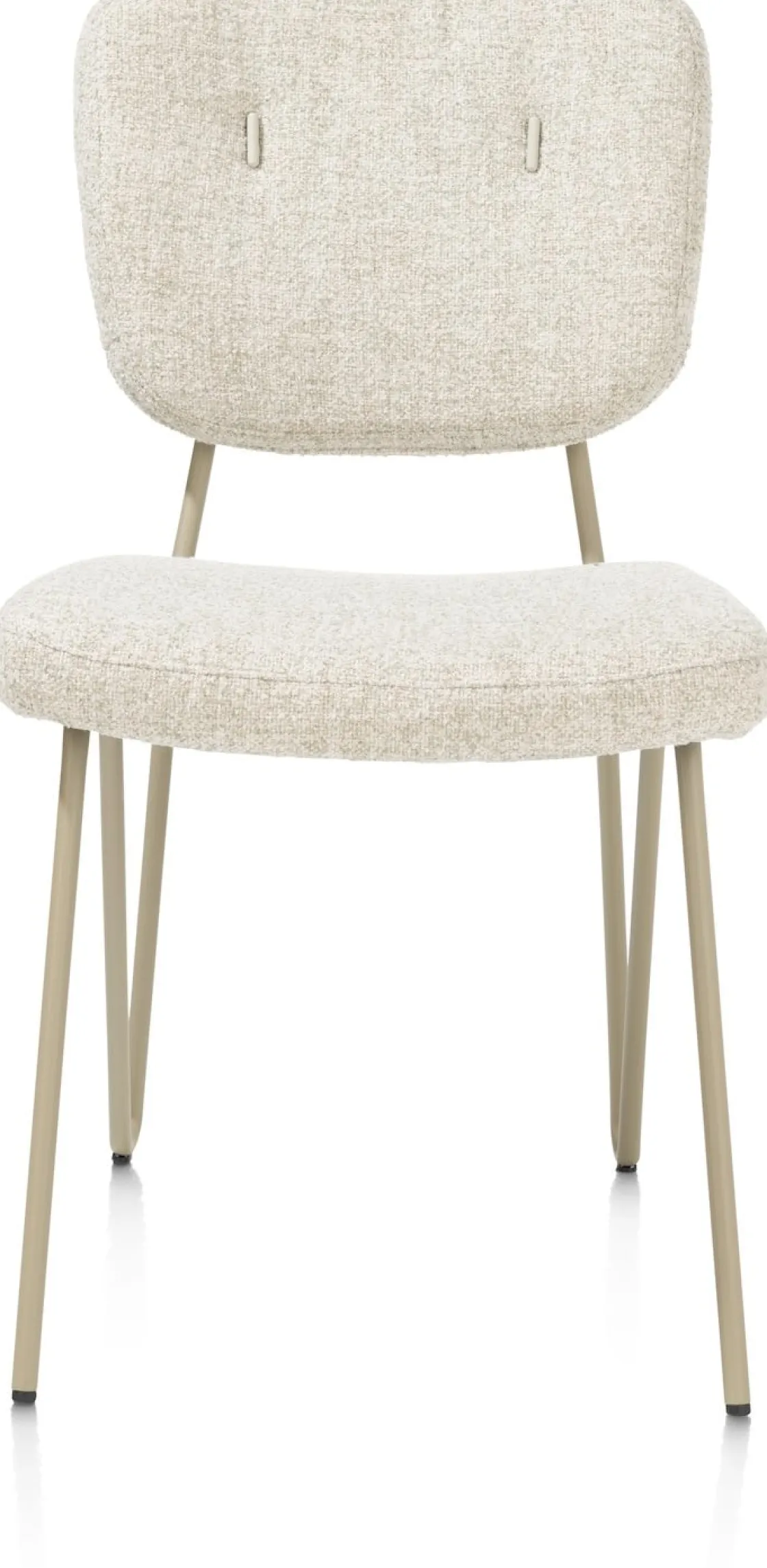 XOOON Eetkamerstoel June met frame in de kleur Groen -^ Eetkamerstoelen