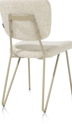 XOOON Eetkamerstoel June met frame in de kleur Groen -^ Eetkamerstoelen