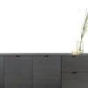 XOOON Elements 3-deurs eikenfineer dressoir met lades 240cm^ Dressoirs