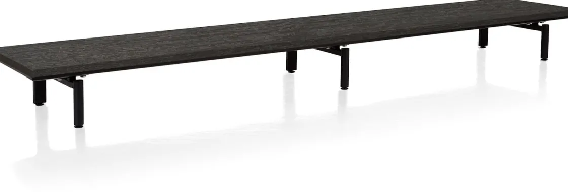 XOOON ELEMENTS platform 250 cm. incl. 3 metalen poten - 250 cm^ Tv-Meubelen
