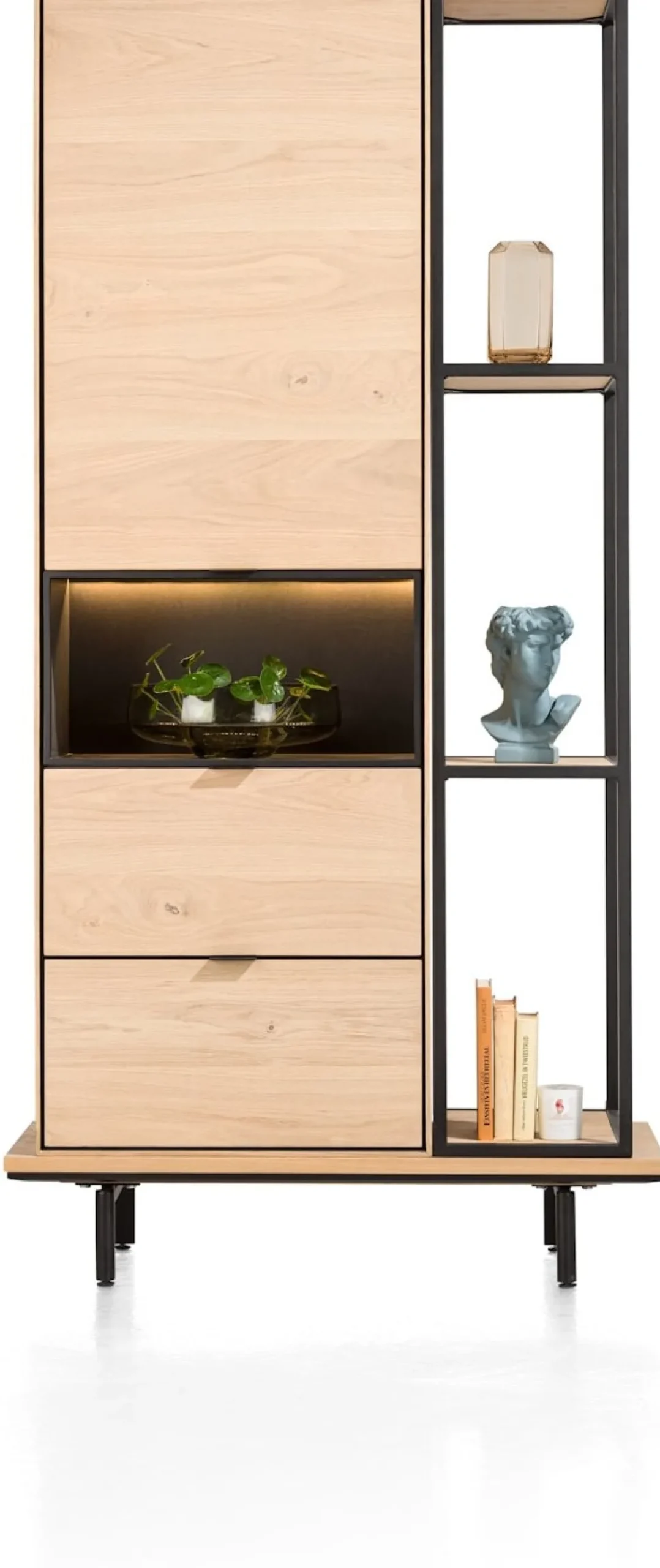 XOOON ELEMENTS platform 100 cm. incl. 2 metalen poten - 100 cm^ Tv-Meubelen