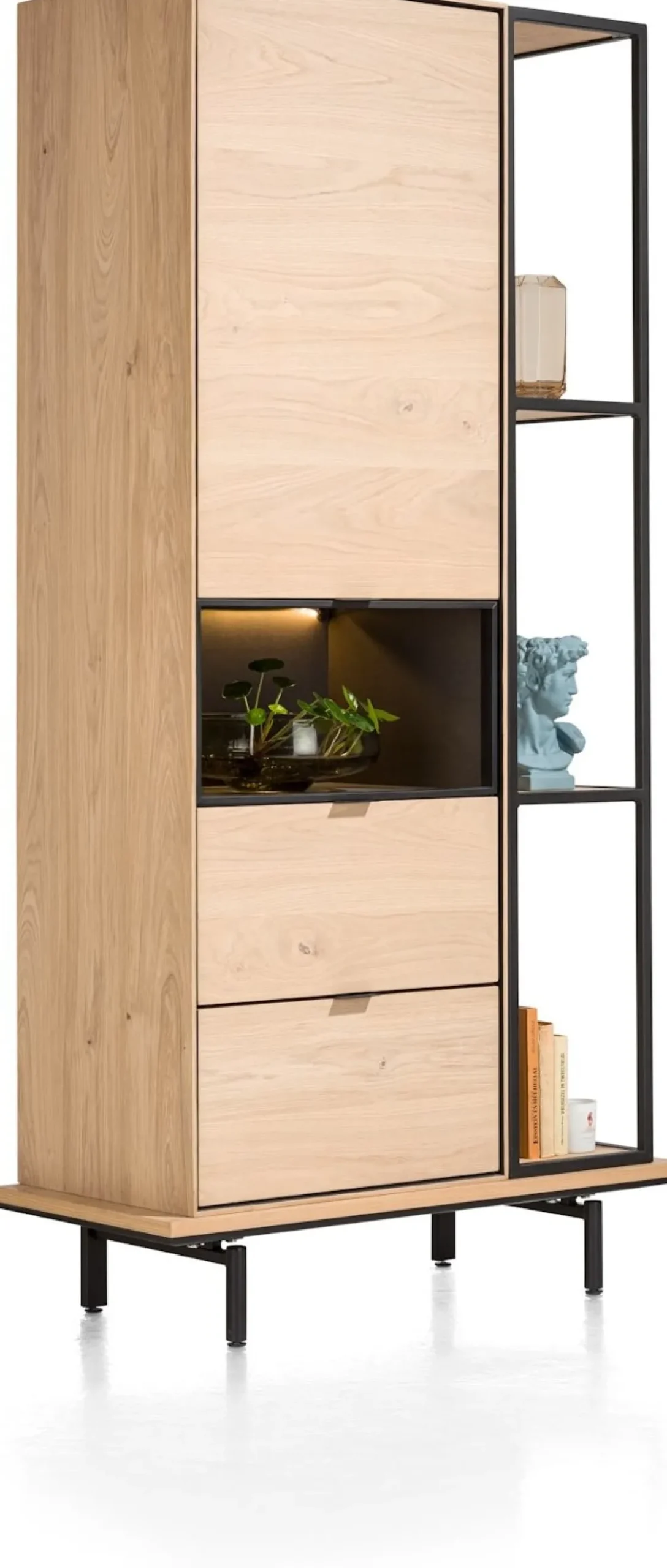 XOOON ELEMENTS platform 100 cm. incl. 2 metalen poten - 100 cm^ Tv-Meubelen