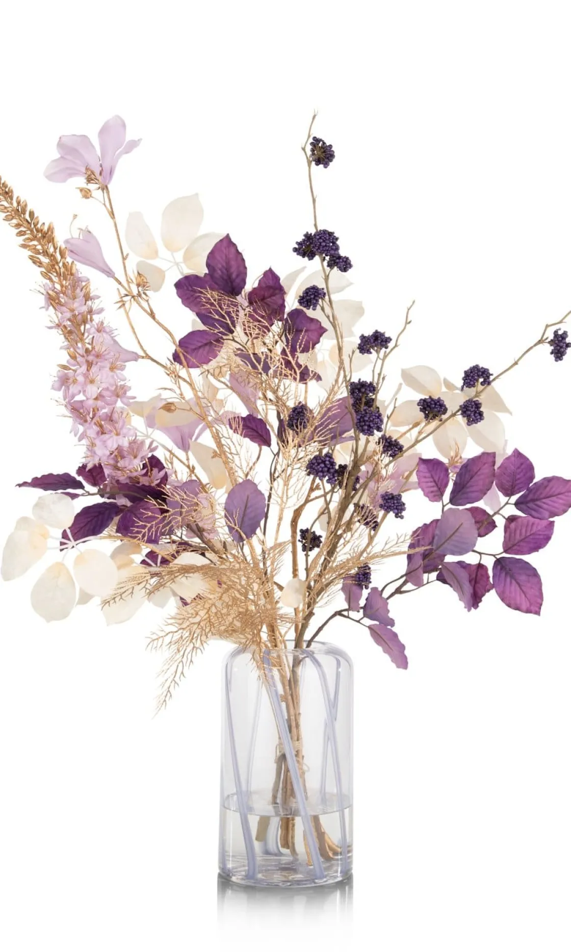 XOOON Eremurus Spray H107cm kunstbloem in de kleur Paars - COCOmaison^ Woonaccessoires