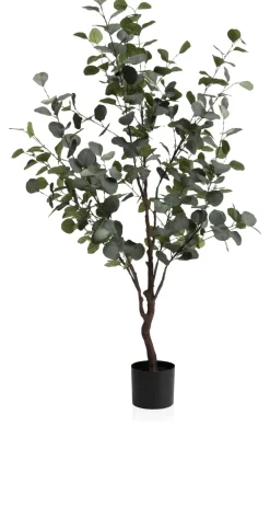 XOOON Eucalyptus Tree kunstplant (H140cm) in de kleur Groen^ Woonaccessoires