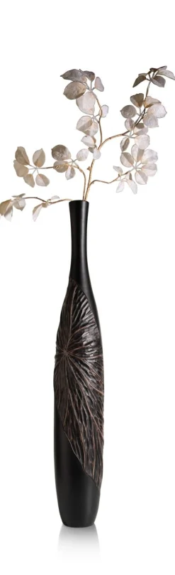 XOOON Faye vaas H107cm in de kleur Zwart - COCOmaison^ Woonaccessoires