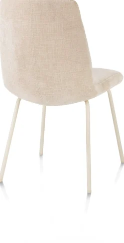 XOOON Filipo eetkamerstoel in de kleur Crème -^ Eetkamerstoelen