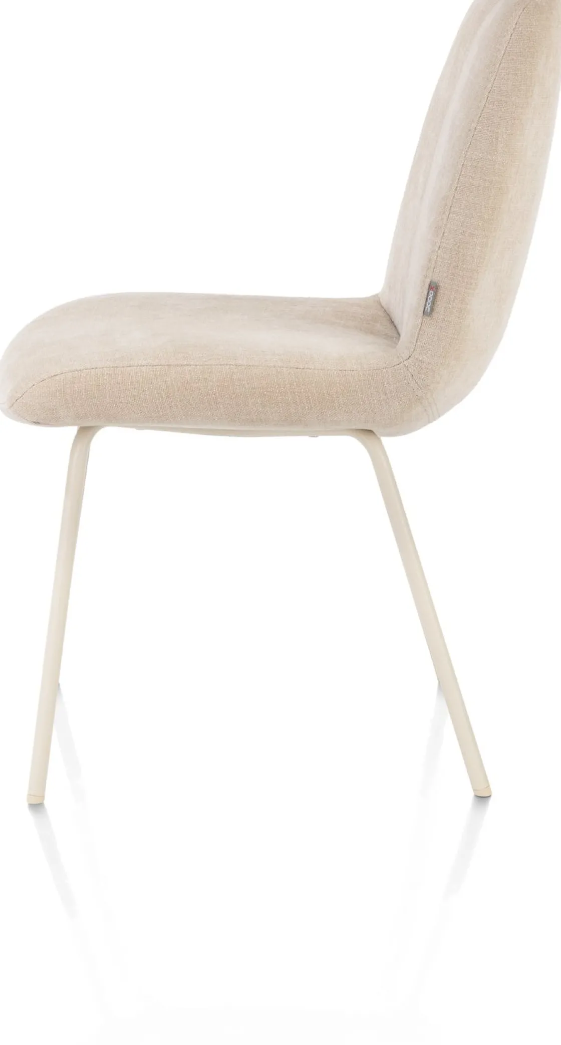 XOOON Filipo eetkamerstoel in de kleur Crème -^ Eetkamerstoelen