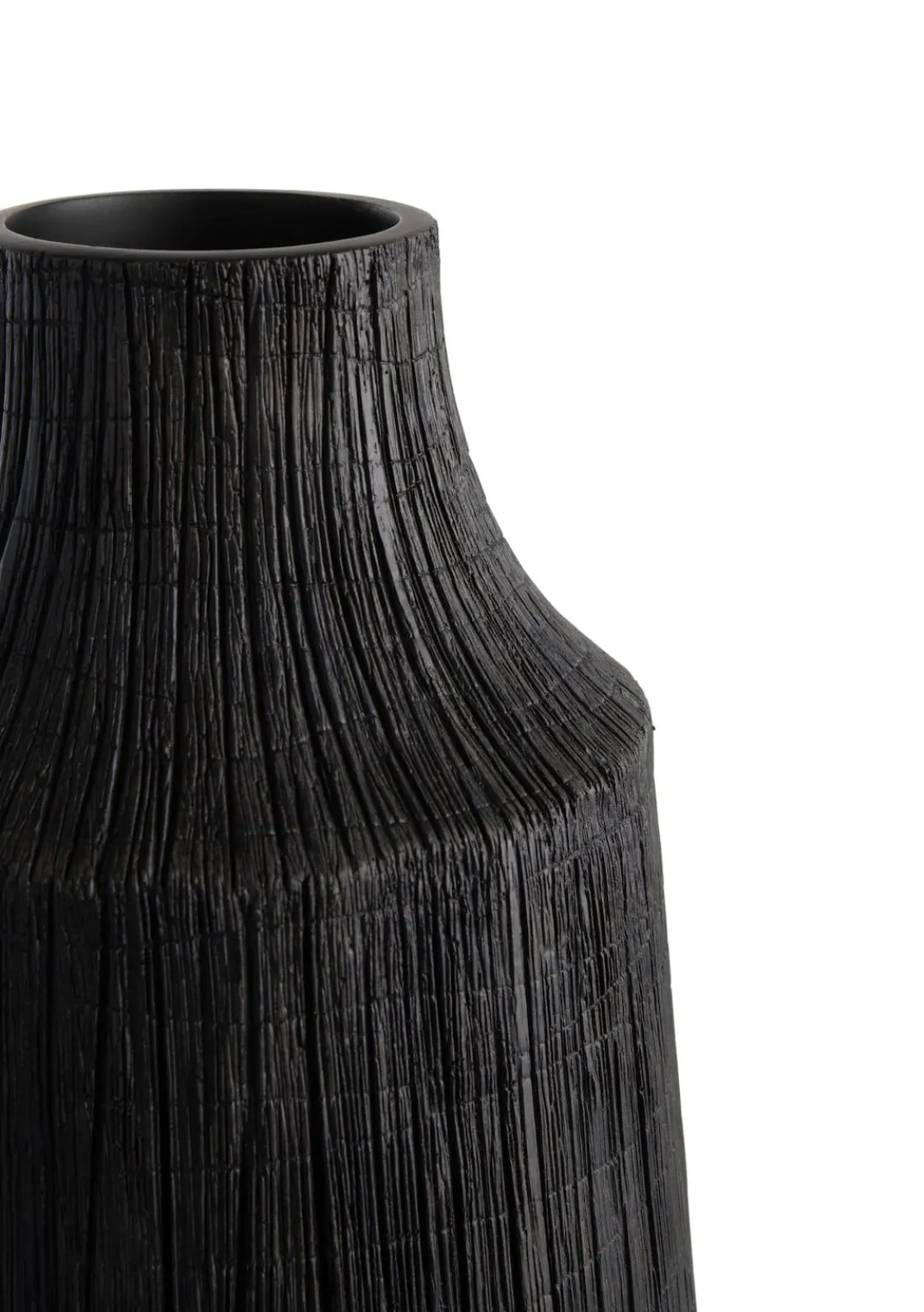 XOOON Finn vaas H50cm in de kleur Zwart - COCOmaison^ Woonaccessoires