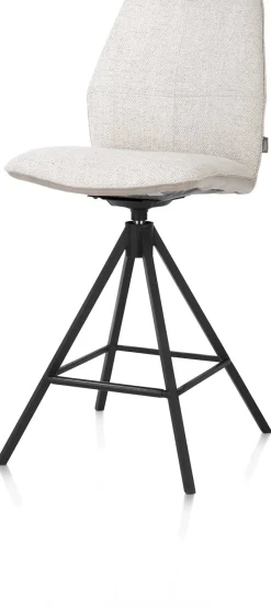 XOOON Franky barstoel draaibaar - in de kleur Lichtgrijs -^ Barkrukken En Barstoelen