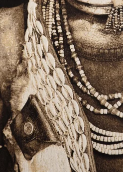 XOOON Hamar Woman schilderij 75x125cm in de kleur Multi Color^ Wanddecoraties|Woonaccessoires