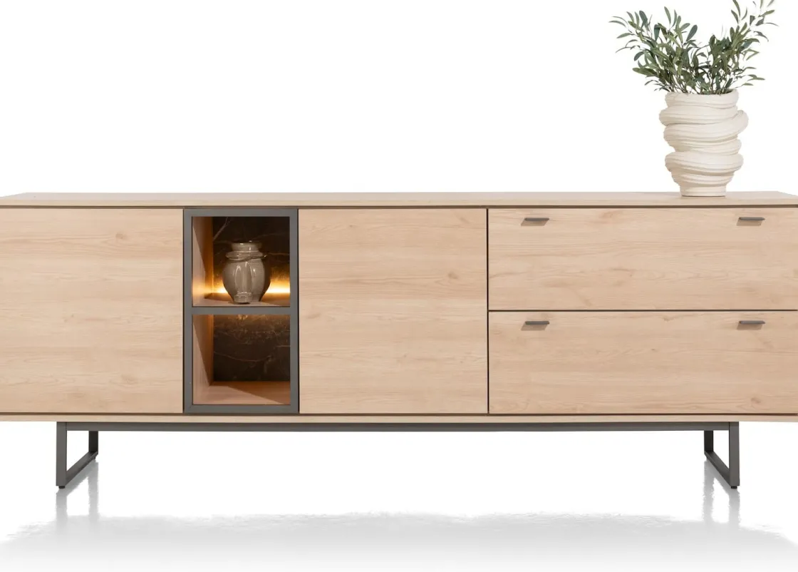 XOOON HELSINKI dressoir 240 cm - eiken look^ Dressoirs
