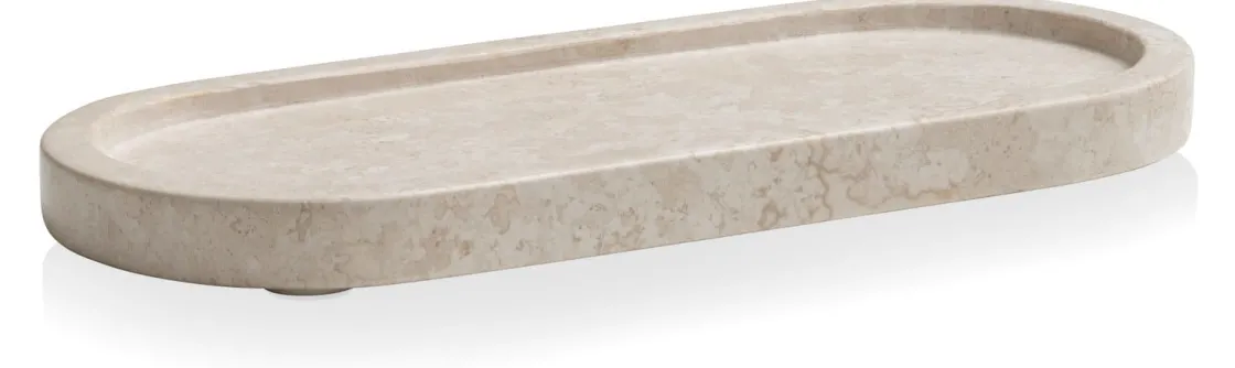 XOOON idas schaal (breedte 35cm) in de kleur Creme - COCOmaison^ Woonaccessoires