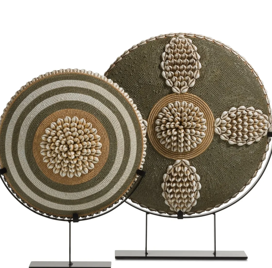 XOOON Jennifer beeld rond met schelpjes H44cm - COCOmaison^ Woonaccessoires