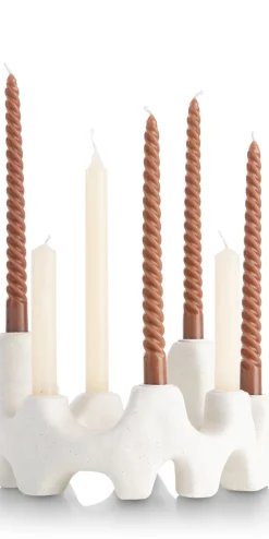 XOOON Jet kandelaar H14,5cm in de kleur Wit - COCOmaison^ Woonaccessoires