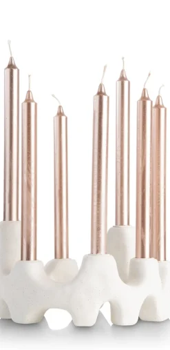 XOOON Jet kandelaar H14,5cm in de kleur Wit - COCOmaison^ Woonaccessoires