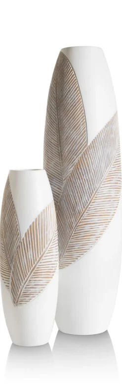 XOOON Jolie vaas H45cm in de kleur Wit - COCOmaison^ Woonaccessoires