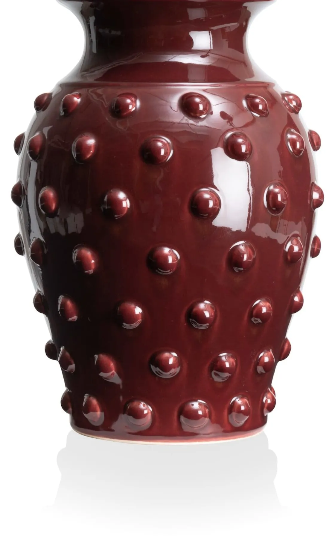 XOOON Kathy vaas (H44cm) in de kleur Rood - COCOmaison^ Woonaccessoires