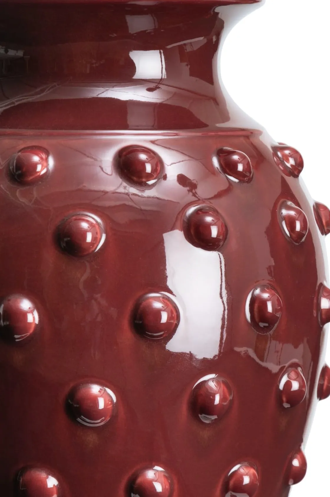 XOOON Kathy vaas (H44cm) in de kleur Rood - COCOmaison^ Woonaccessoires