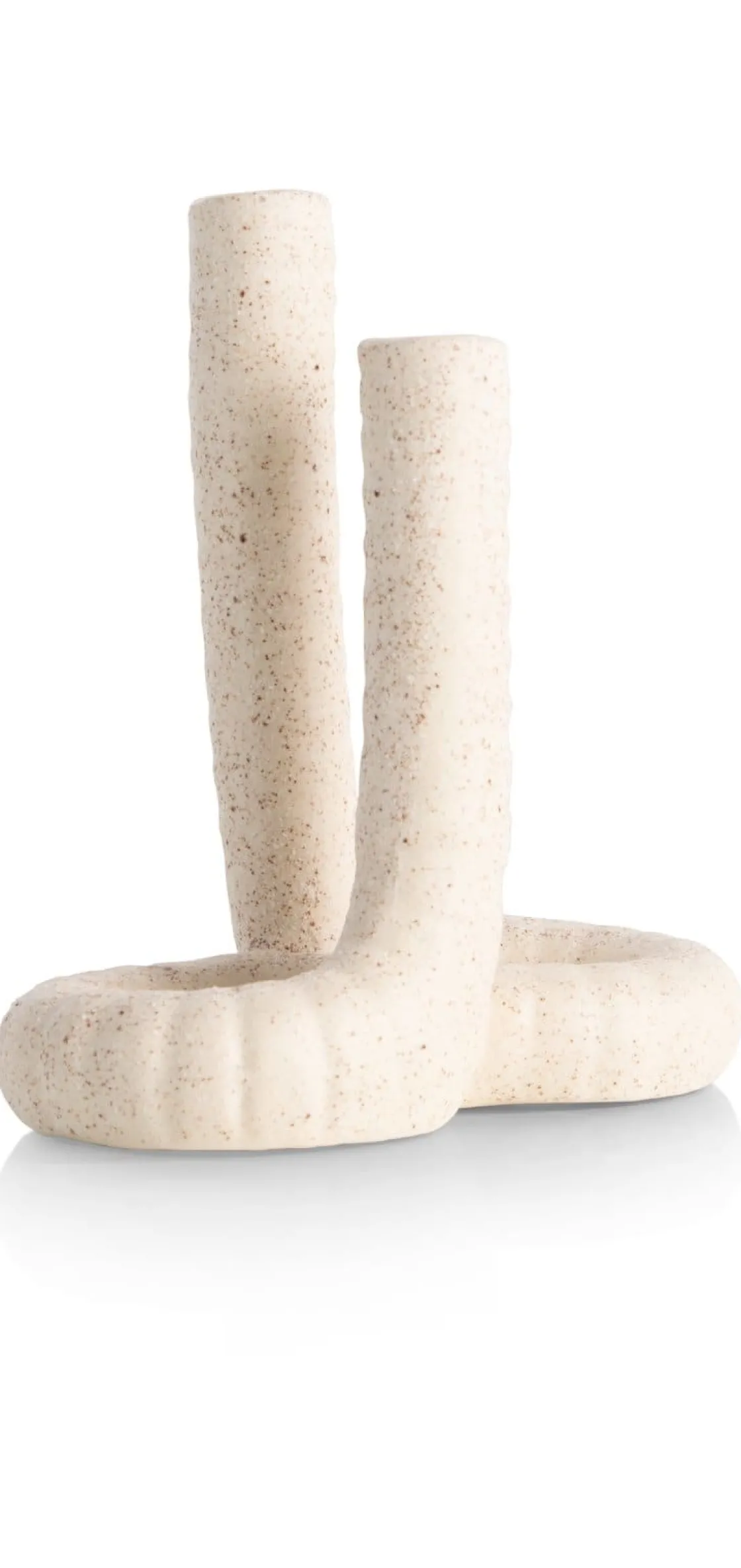 XOOON Kiki vaas H17cm in de kleur Beige - COCOmaison^ Woonaccessoires