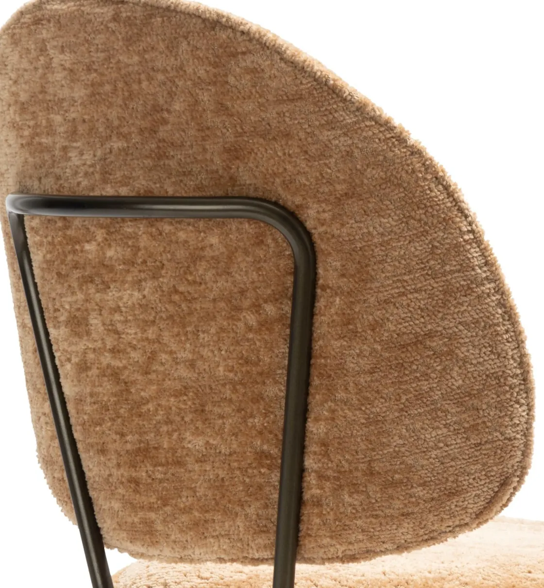 XOOON Kjel barstoel - champagne frame in de kleur Okergeel^ Barkrukken En Barstoelen|Woonaccessoires