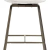 XOOON Kjel barstoel champagne frame in de kleur Crème - COCOmaison^ Barkrukken En Barstoelen|Woonaccessoires