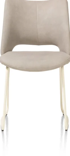 XOOON KODI eetkamerstoel - frame nebbia - stof Pala - lichtgrijs^ Eetkamerstoelen