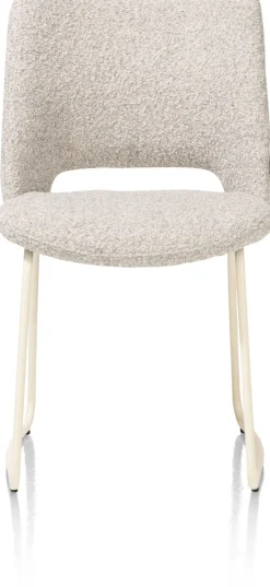 XOOON KODI eetkamerstoel - frame nebbia - stof Brioni - kiezel^ Eetkamerstoelen