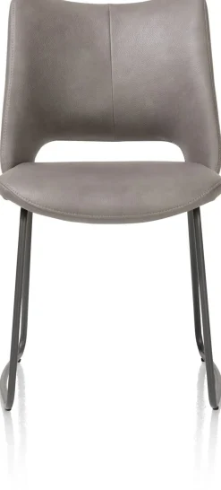 XOOON KODI eetkamerstoel - frame graphite - stof Pala - leverkleur^ Eetkamerstoelen
