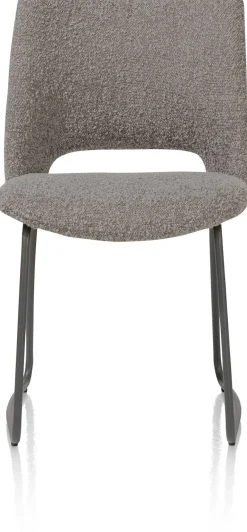 XOOON KODI eetkamerstoel - frame graphite - stof Brioni - leverkleur^ Eetkamerstoelen