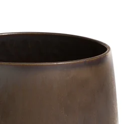 XOOON Lara keramieken bloempot met metallic finish H17cm^ Woonaccessoires