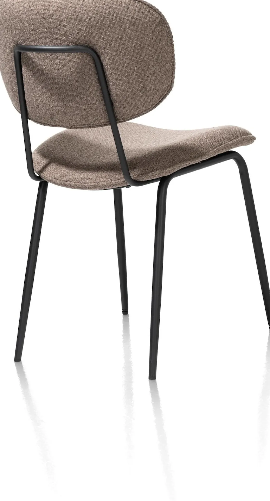 XOOON LEXI eetkamerstoel (zwart frame ROB) -^ Eetkamerstoelen