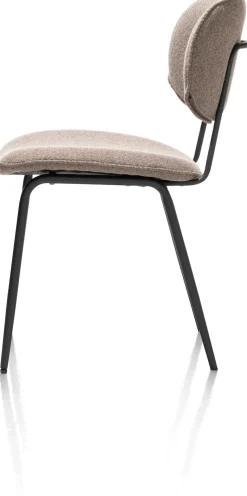 XOOON LEXI eetkamerstoel (zwart frame ROB) -^ Eetkamerstoelen