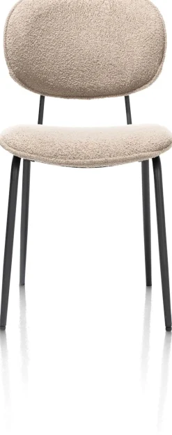 XOOON LEXI eetkamerstoel (zwart frame ROB) -^ Eetkamerstoelen