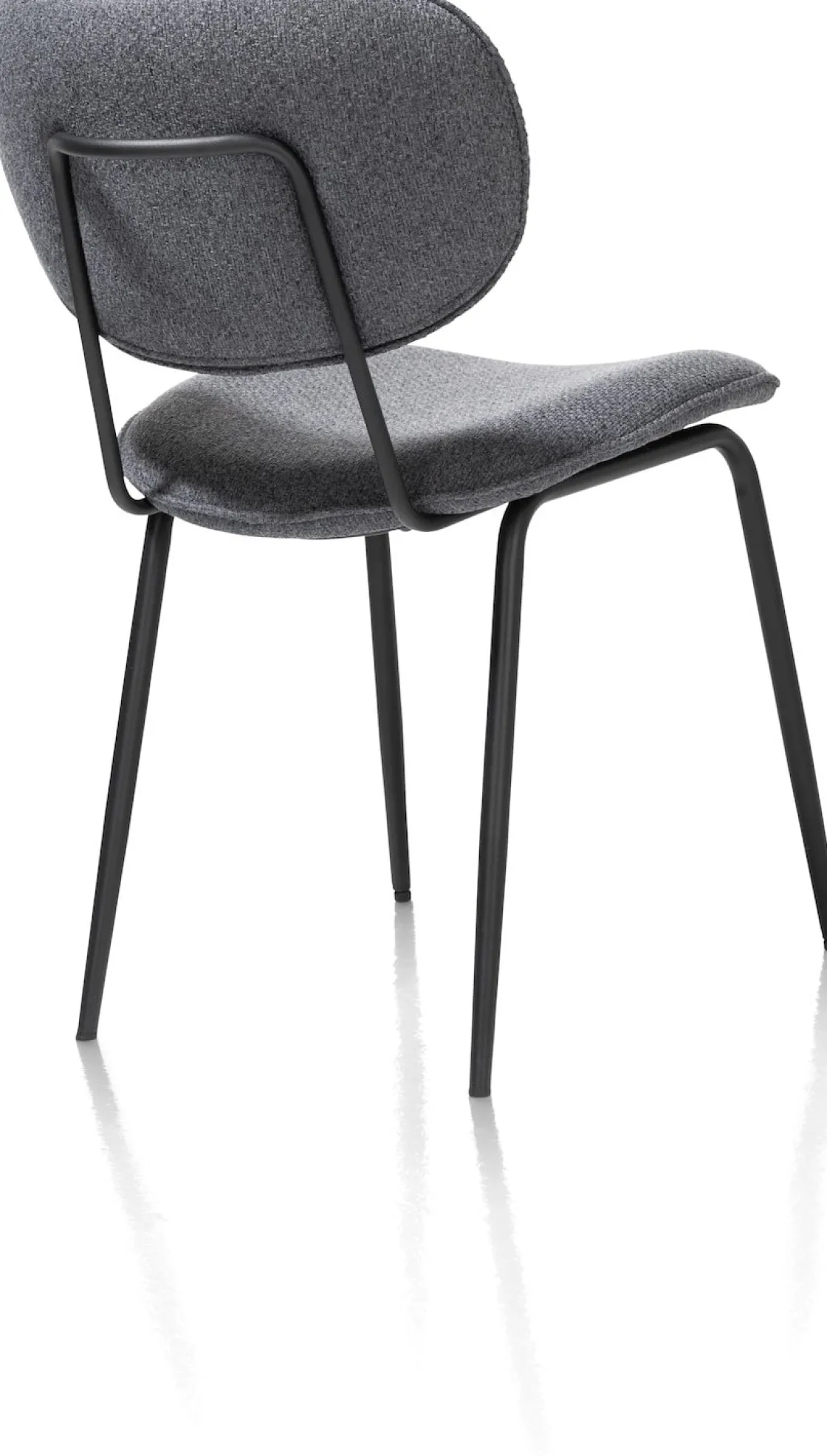 XOOON LEXI eetkamerstoel (zwart frame ROB) -^ Eetkamerstoelen