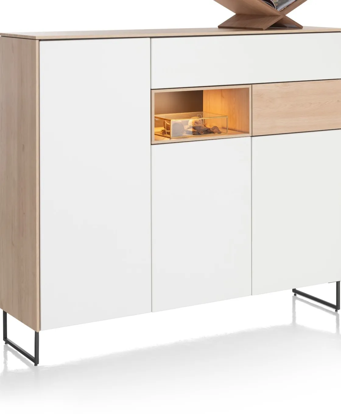 XOOON LINDFIELD dressette 160 cm - eiken look^ Bergkasten