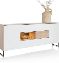 XOOON LINDFIELD dressoir 200 cm - eiken look^ Dressoirs