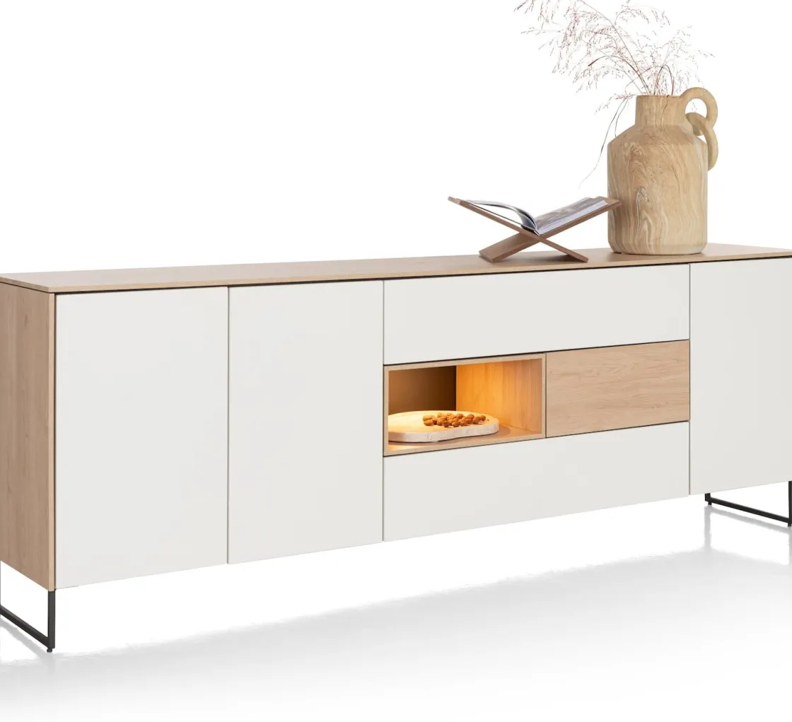 XOOON LINDFIELD dressoir 240 cm - eiken look^ Dressoirs