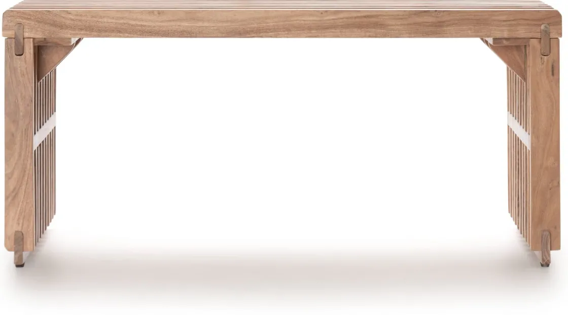 XOOON Lino bankje (96cm) in kleur Naturel van COCOmaison^ Woonaccessoires|Poef/Hockers