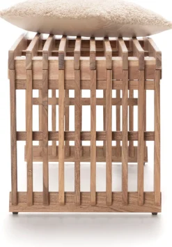 XOOON Lino bankje (96cm) in kleur Naturel van COCOmaison^ Woonaccessoires|Poef/Hockers